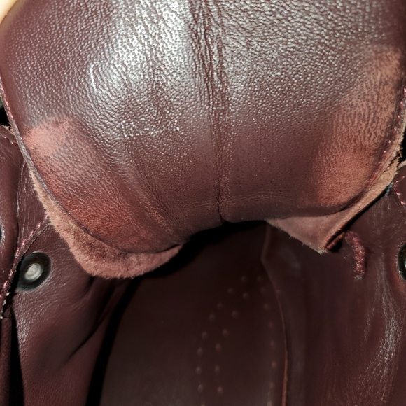 Diemme Maroon Leather Lace-Up Ankle Combat Boots Men's Size 10M - Picture 14 of 15